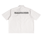 Oversized Work-Man's Button Up - Apricot White