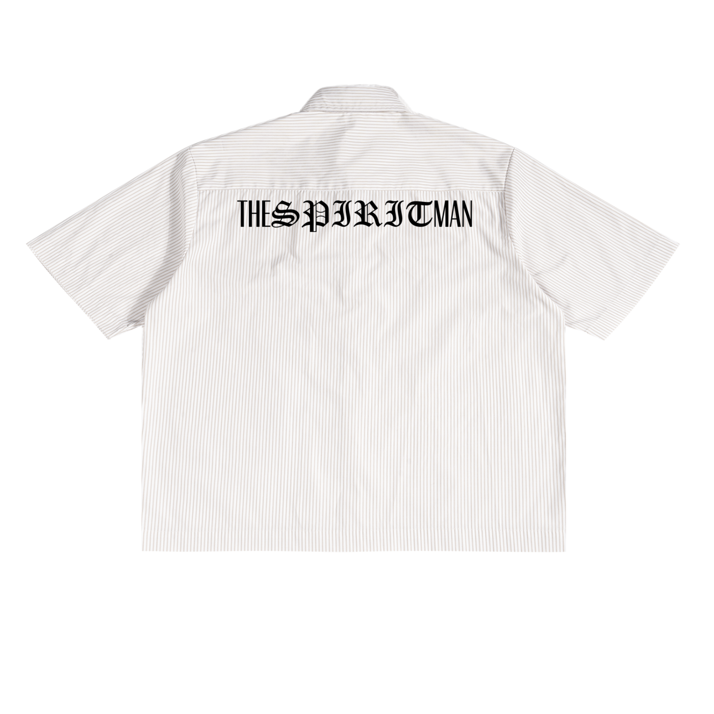 Oversized Work-Man's Button Up - Apricot White